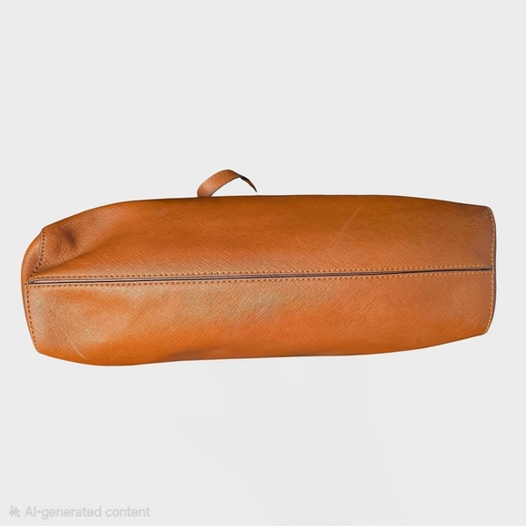 Michael Kors Tan Leather Tote Bag - Picture 9 of 14